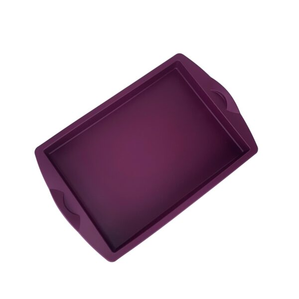 Tupperware Forma de Silicone Retangular Roxa - Image 4