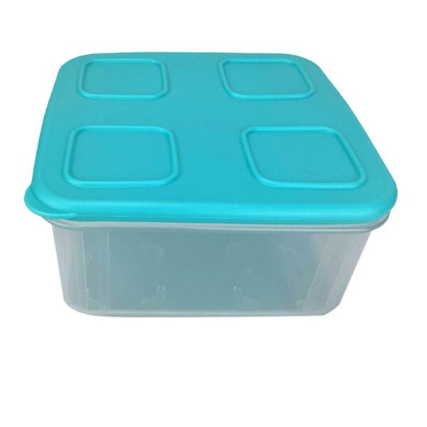 Tupperware Tupperfresh Quadrado Baixo 1 Litro Verde Mint - Image 3