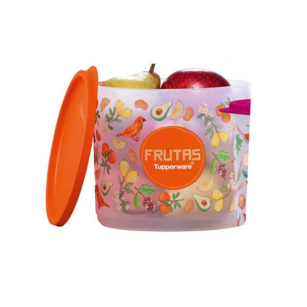 Tupperware Refri Line Redondo Floral 1,1 litro Frutas