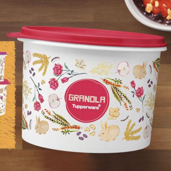 Tupperware Caixa Granola Floral 1,7 litro - Image 2