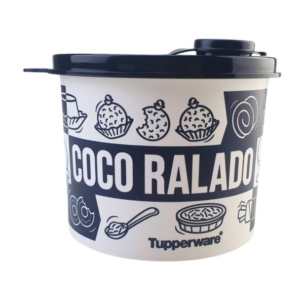 Tupperware Redondinha com Bico Dosador Coco Ralado Pop Box PB 350g - Image 2