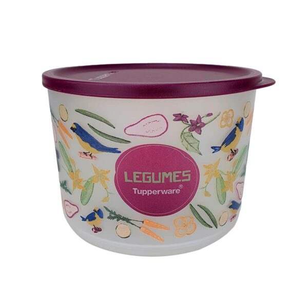 Tupperware Refri Line Redondo Legumes Floral 2,1 litros