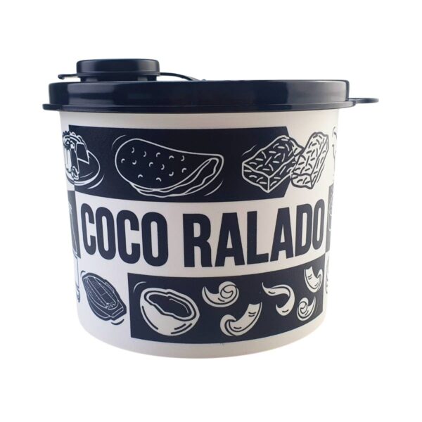 Tupperware Redondinha com Bico Dosador Coco Ralado Pop Box PB 350g