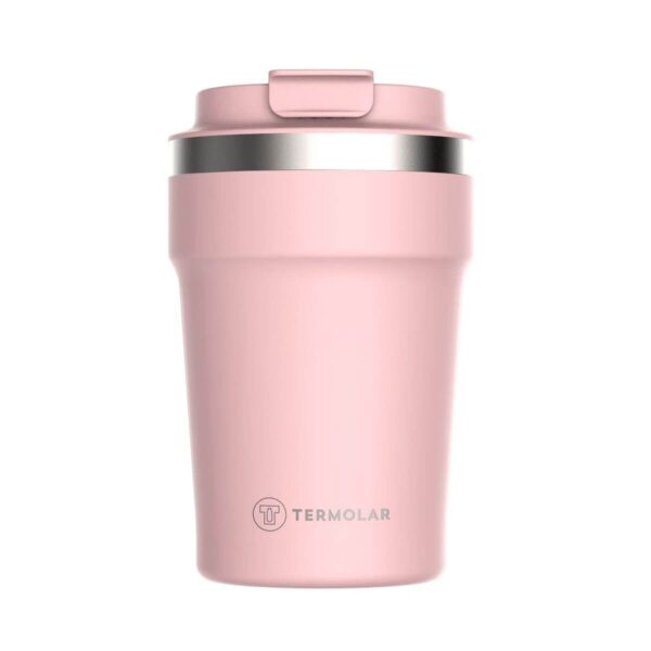 Copo Térmico Inox 380ml Uniq Rosa - Termolar