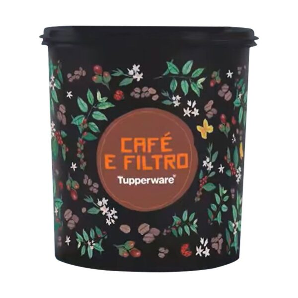 Tupperware Caixa Café e Filtro Floral - Image 2