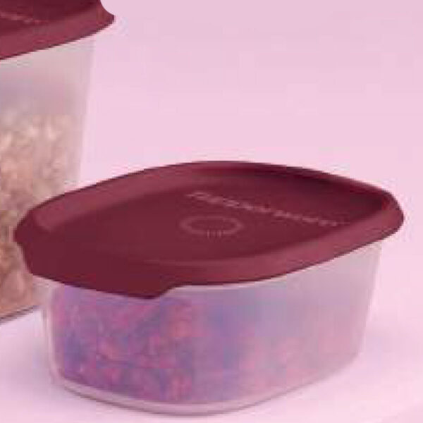 Tupperware Toque + Touch Fresh Oval 540ml Marsala Translúcido - Image 2