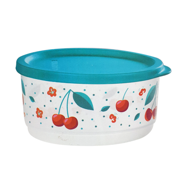 Kit Tupperware Refri Line Redondo Cerejas 3 peças - Image 3