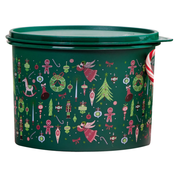 Tupperware Caixa Encanto de Natal 2,4 Litros Verde