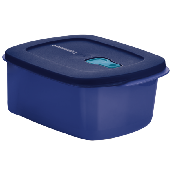 Tupperware Cristalwave Retangular Geração II 1,7 litro Azul