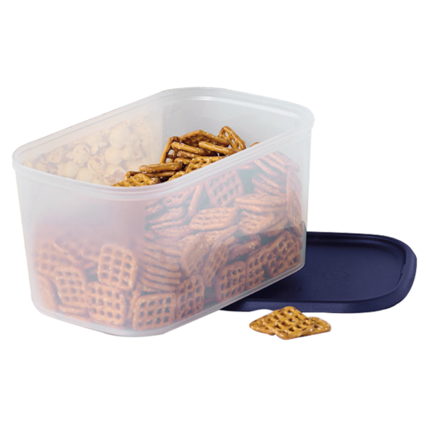 Tupperware Toque + 1 Touch Fresh Retangular 2,85 litros Azul Translúcido