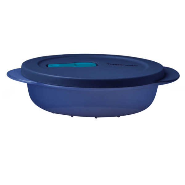 Tupperware Tigela Mini Cristalwave Geração II 390ml Azul Translúcida