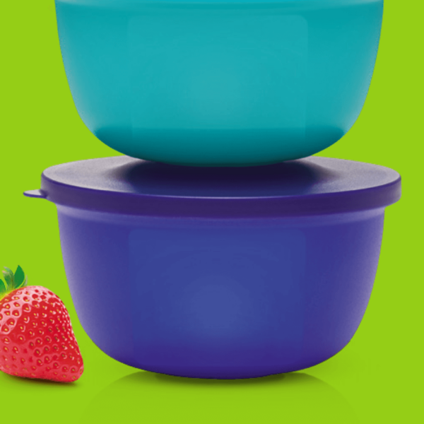 Tupperware Tigelinha Refri Safe 400ml Azul Marinho