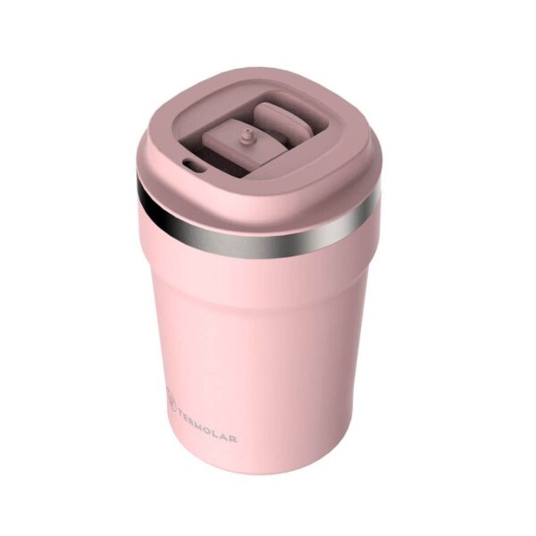 Copo Térmico Inox 380ml Uniq Rosa - Termolar - Image 6