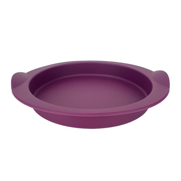 Tupperware Forma de Silicone Redonda Roxa 400ml