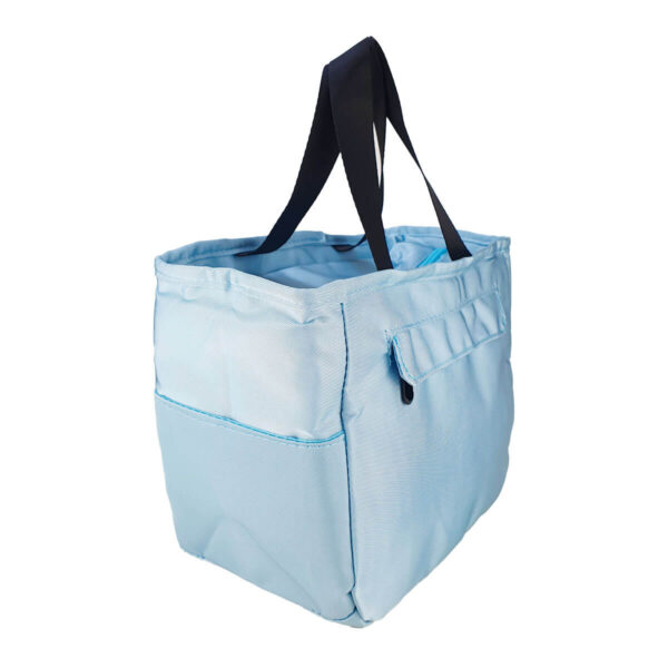 Bolsa Térmica Marmita Lancheira Impermeável Color com Alça Azul