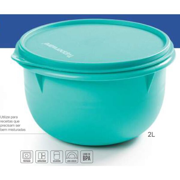 Tupperware Tigela Batedeira 2 litros Verde - Image 2