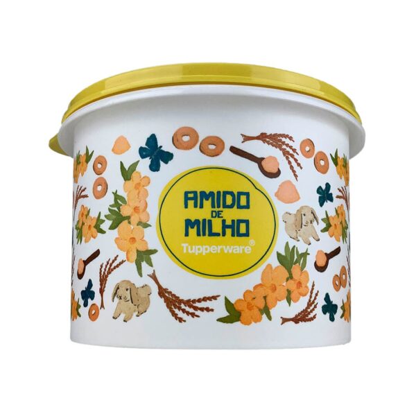 Tupperware Caixa Amido de Milho Floral 400g