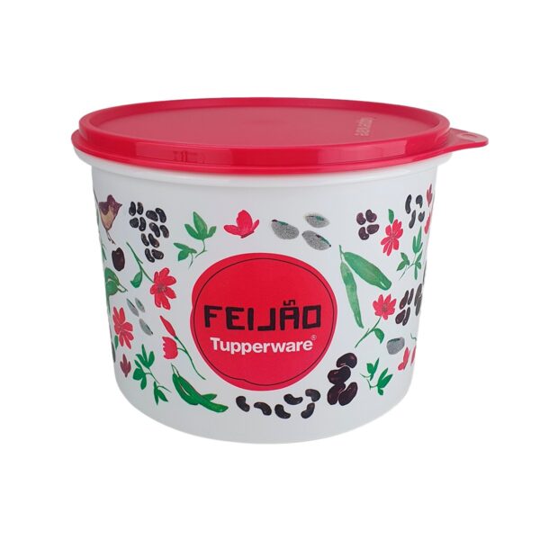 Tupperware Caixa Feijão Floral 2kg