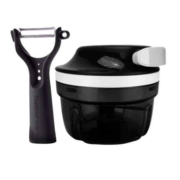 Kit Tupperware Processador Turbo Chef Supersonic 300ml +Descascador Geração II
Preto