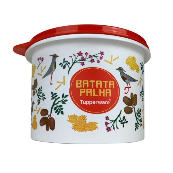 Tupperware Caixa Batata Palha Floral 210g - Image 3