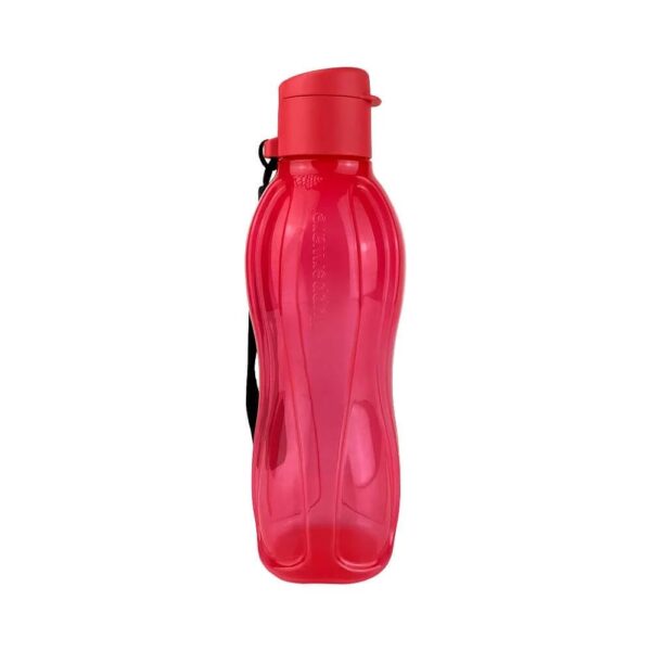 Garrafa Tupperware Eco Tupper Plus 500ml Vermelha Peônia Squeeze - Image 4