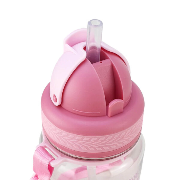 Garrafa Squeeze Infantil Plástico com Alça 350ml Coelho - Image 2