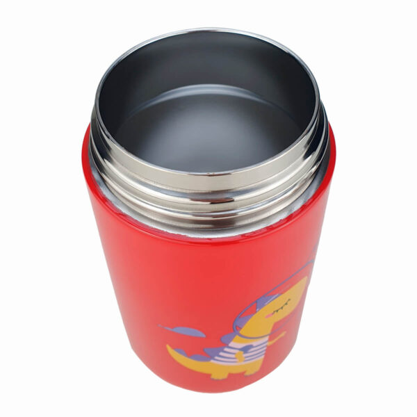 Garrafa Térmica Hélice Infantil Aço Inox Alça 550ml Dinossauro - Image 5