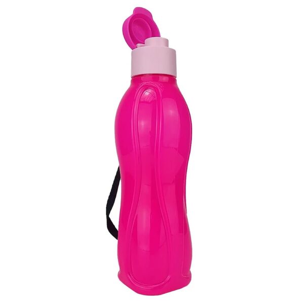 Garrafa Tupperware Eco Tupper Plus 500ml Rosa Fluxo Neon Squeeze - Image 4