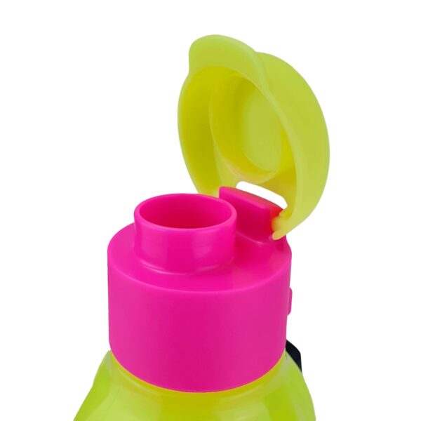 Garrafa Tupperware Eco Tupper Plus 500ml Amarela Neon Fluo Squeeze - Image 2