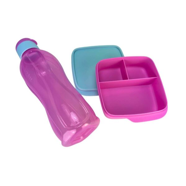 Kit Garrafa Tupperware Eco Tupper Plus 1 litro + Basic Line com Divisórias 550ml
Tutu Rosa kit 2 Peças - Image 2