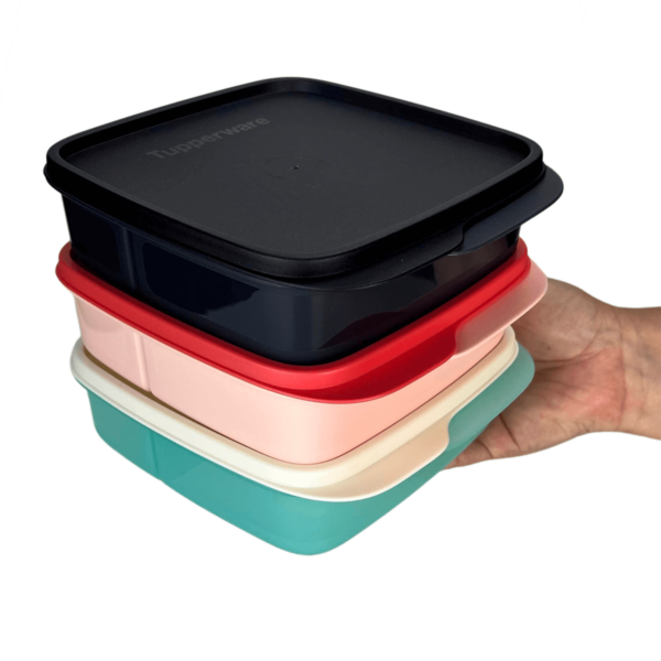 Kit Tupperware Basic Line Com Divisórias 550ml 3 peças - Image 3