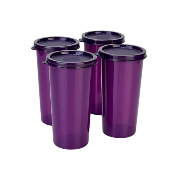 Kit Tupperware A Jarra 2 Litros + Copo 265ml Roxo 5 peças - Image 5