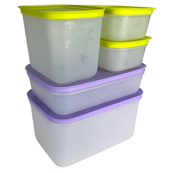 Kit Tupperware Freezer Line 5 peças