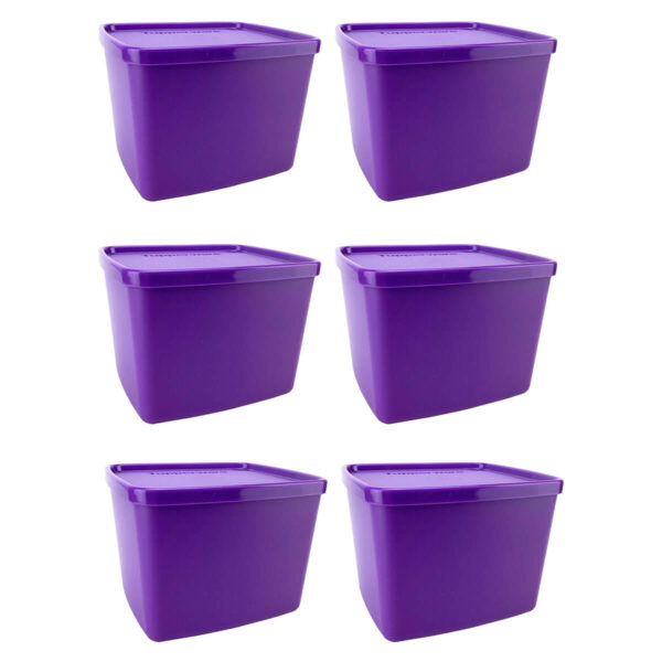 Kit Tupperware Jeitoso 800ml Roxo 6 peças - Image 5