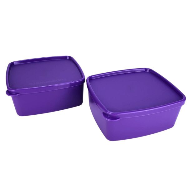 Kit Tupperware Jeitosinho 400ml Roxo 2 peças - Image 2