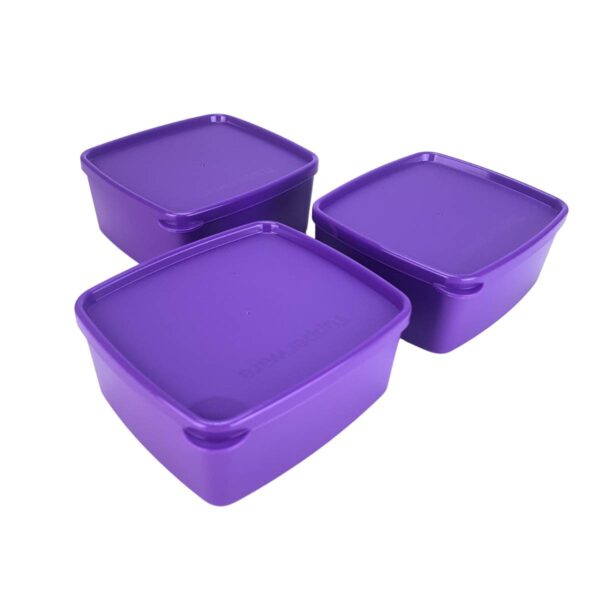 Kit Tupperware Jeitosinho 400ml Roxo 3 peças - Image 2