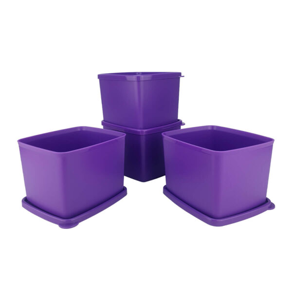 Kit Tupperware Jeitoso 800ml Roxo 4 peças - Image 6