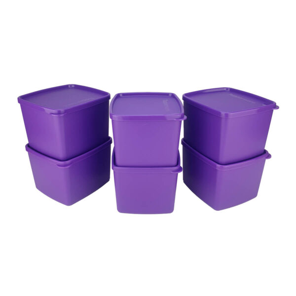 Kit Tupperware Jeitoso 800ml Roxo 6 peças - Image 4