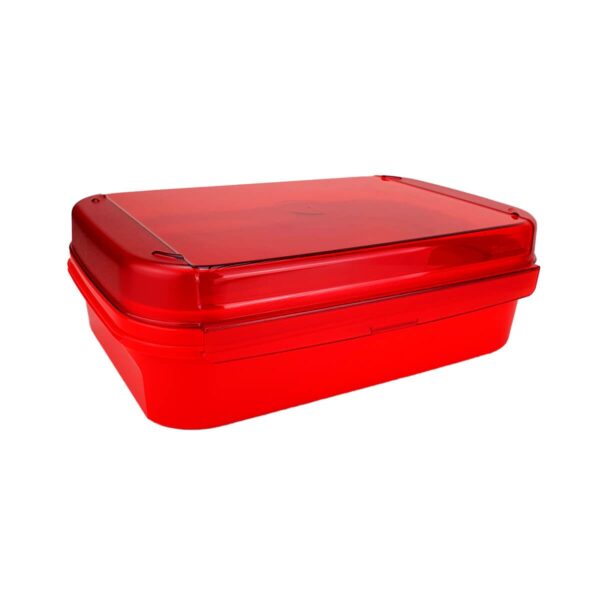 Tupperware Modular Retangular Classic 2 litros Vermelho