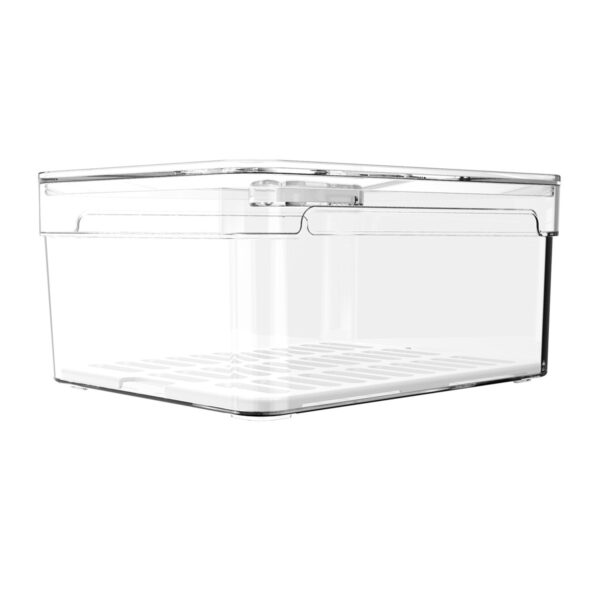 Organizador De Geladeira Com Tampa Clear Fresh 2,2 Litros - Image 4