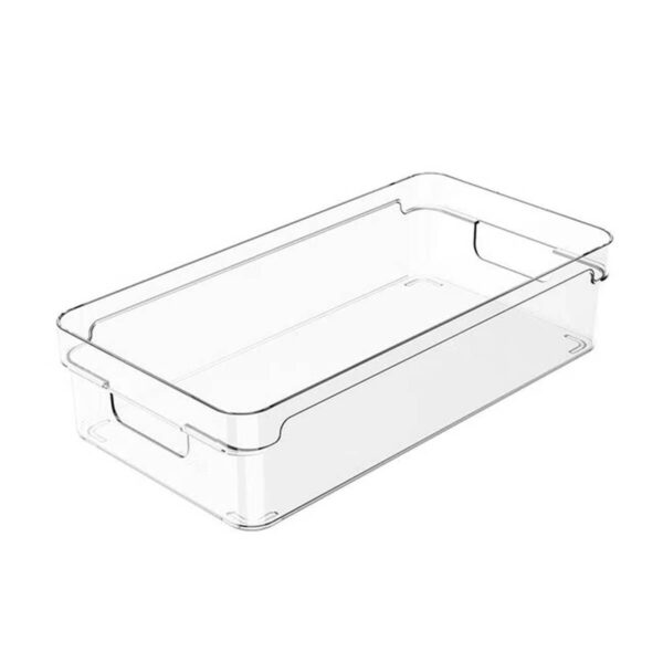 Organizador de Armários Clear 30 x 15 x 7cm Natural