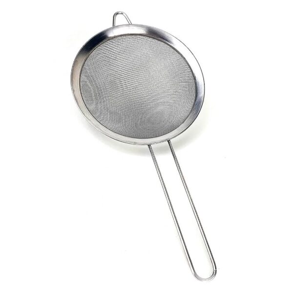 Peneira de Cozinha Inox 16cm Coador com Tela Fina