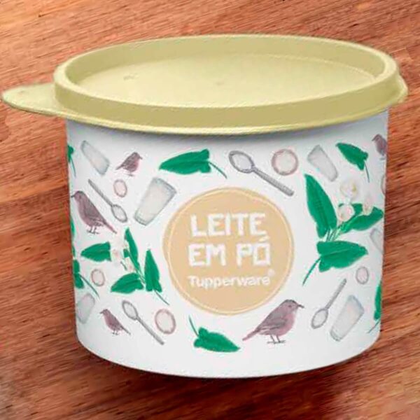 Tupperware Redondinha Leite em Pó Floral 270g - Image 4