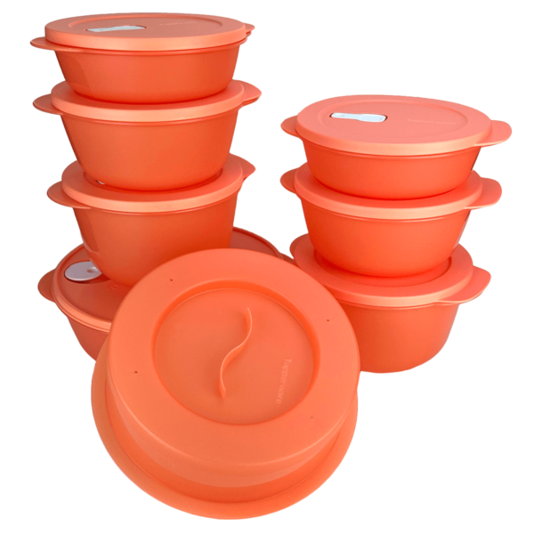 Kit Tupperware PDA 03/2025 Tigelas Cristalwave 8 peças