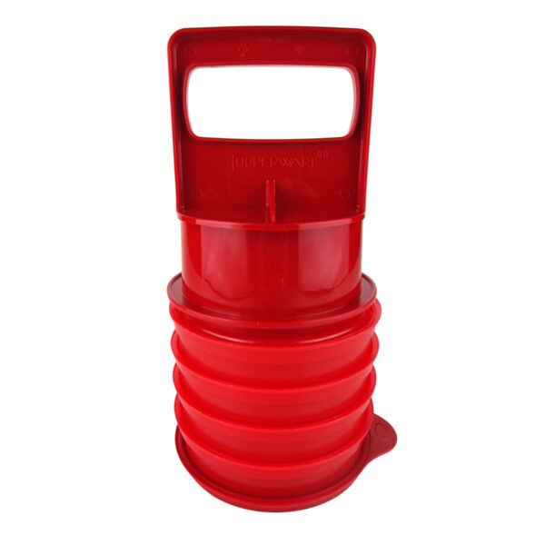 Tupperware Burguer Express Kit Vermelho 6 peças para Hambúrguer