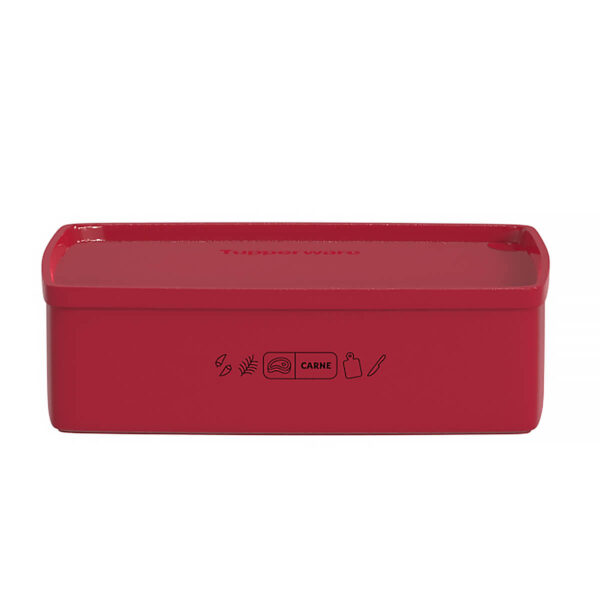 Tupperware Caixa Ideal Mix Carne 1,4 litro Vermelho