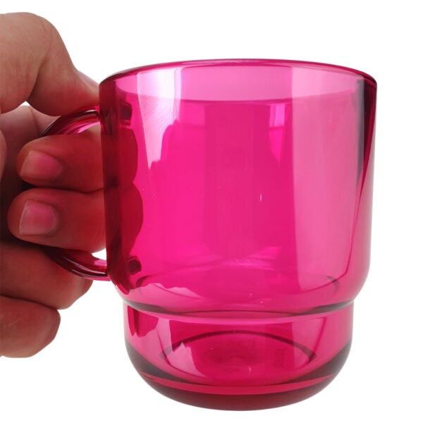 Tupperware Caneca Policarbonato 265ml Rosa - Image 4