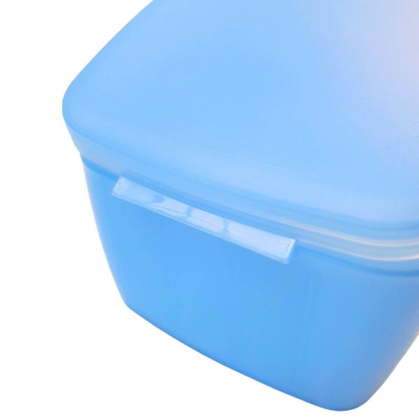 Tupperware Conserva Metade Quadrado 600ml Azul - Image 4