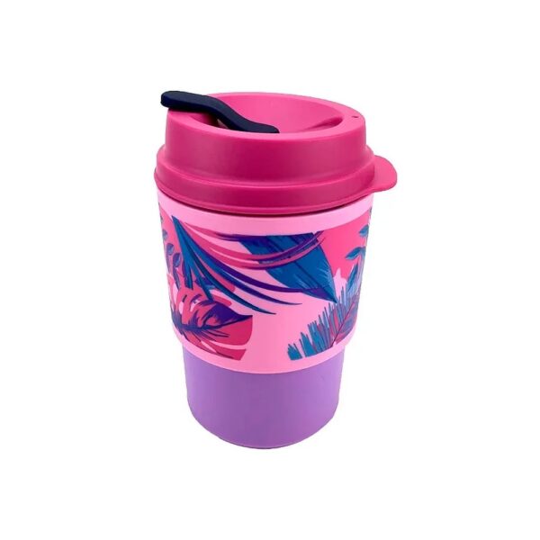 Tupperware Copo para Viagem Floral 350ml