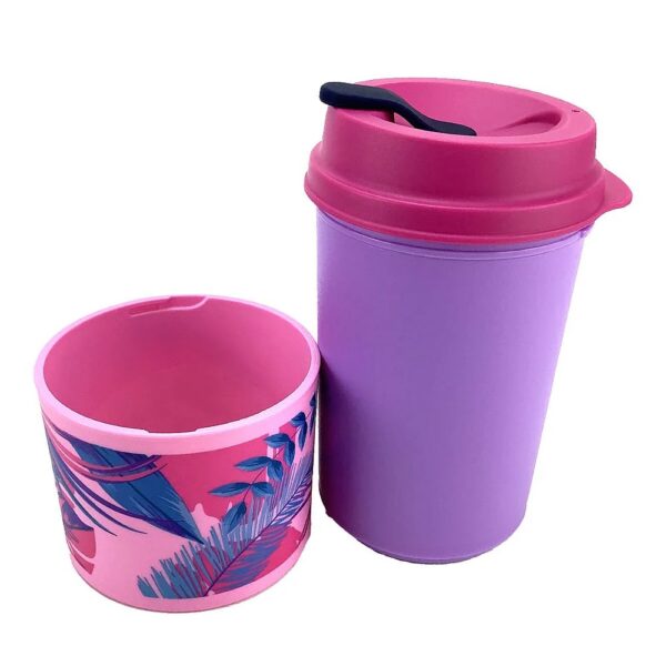 Tupperware Copo para Viagem Floral 350ml - Image 3